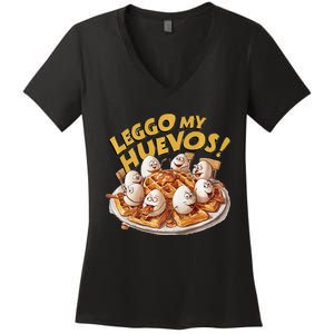 Jokes Leggo My Huevos! Women's V-Neck T-Shirt