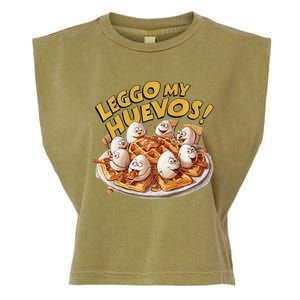 Jokes Leggo My Huevos! Garment-Dyed Women's Muscle Tee