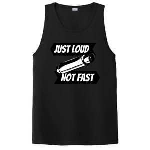 Just Loud Not Fast Funny Racing Drift Car Enthusiast Meme Gift PosiCharge Competitor Tank