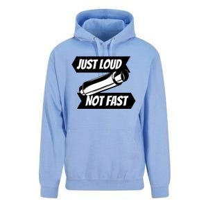 Just Loud Not Fast Funny Racing Drift Car Enthusiast Meme Gift Unisex Surf Hoodie