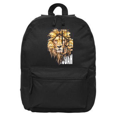 Jesus Lion Of Judah Christian Gift For Men Women 16 in Basic Backpack