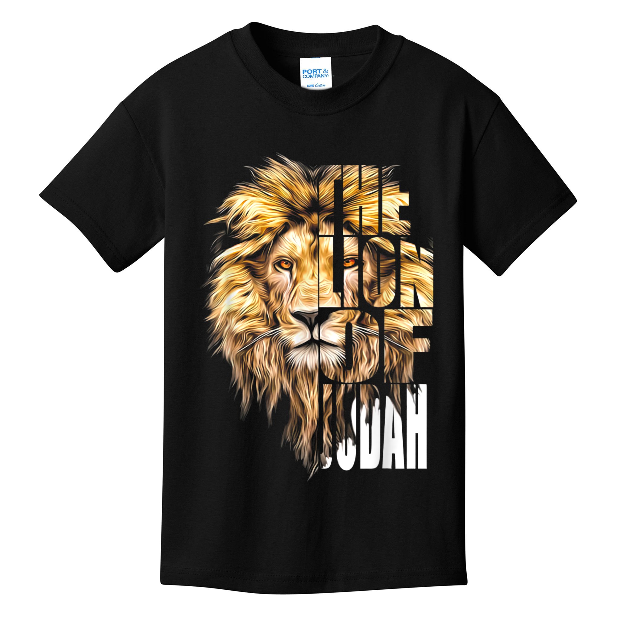 Jesus Lion Of Judah Christian Gift For Men Women Kids T-Shirt