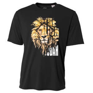 Jesus Lion Of Judah Cooling Performance Crew T-Shirt