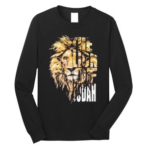 Jesus Lion Of Judah Long Sleeve Shirt