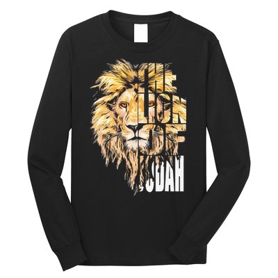 Jesus Lion Of Judah Long Sleeve Shirt
