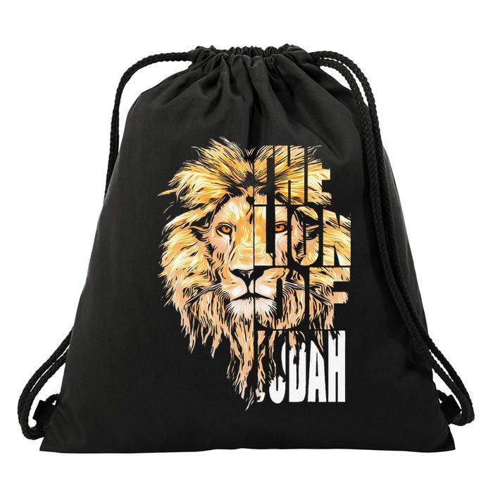 Jesus Lion Of Judah Drawstring Bag