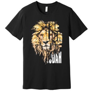 Jesus Lion Of Judah Premium T-Shirt