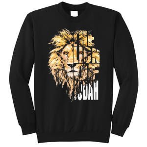 Jesus Lion Of Judah Tall Sweatshirt