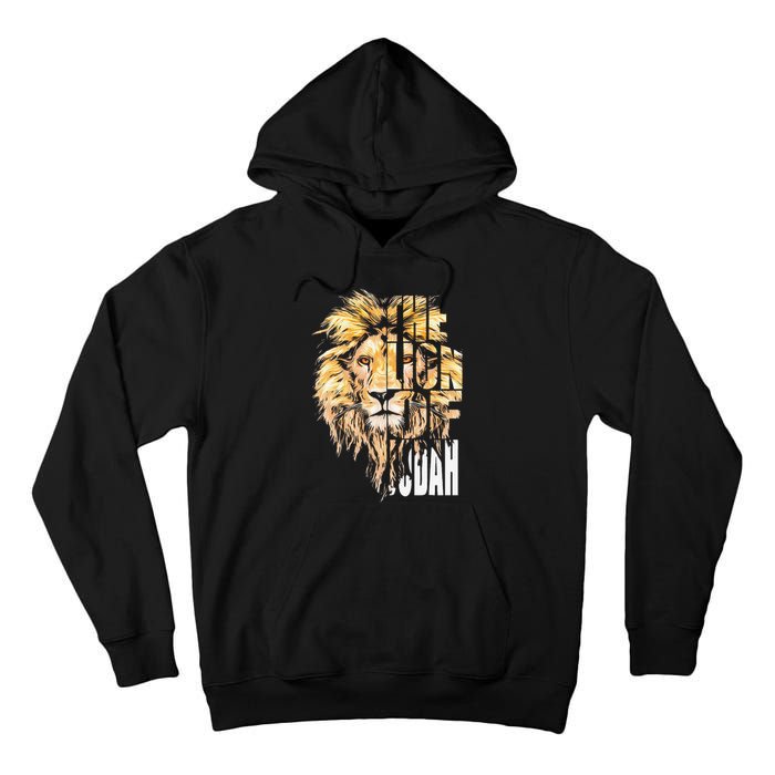 Jesus Lion Of Judah Tall Hoodie