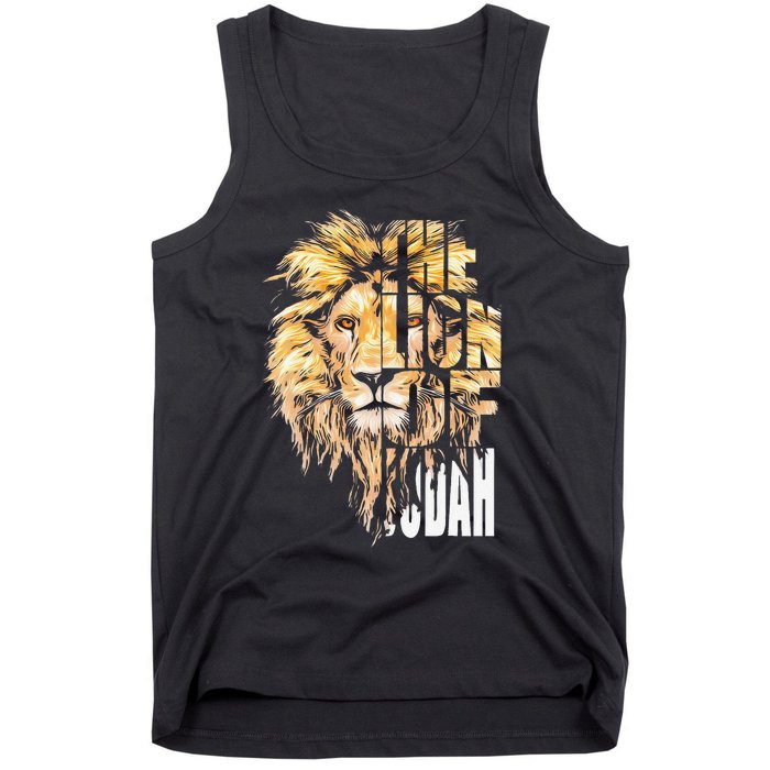 Jesus Lion Of Judah Tank Top