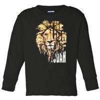 Jesus Lion Of Judah Toddler Long Sleeve Shirt