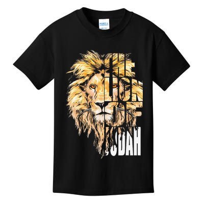 Jesus Lion Of Judah Kids T-Shirt