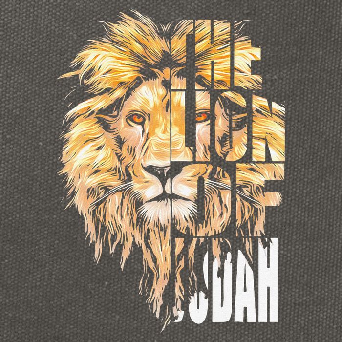 Jesus Lion Of Judah Cotton Canvas Backpack