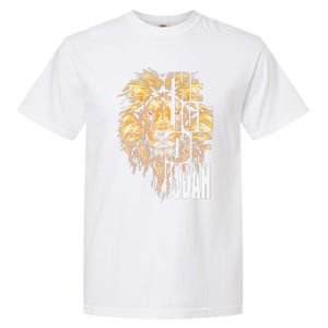 Jesus Lion Of Judah Garment-Dyed Heavyweight T-Shirt