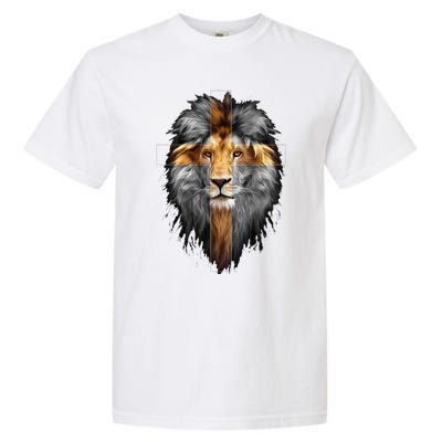 Jesus Lion Of Judah Garment-Dyed Heavyweight T-Shirt