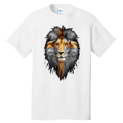 Jesus Lion Of Judah Tall T-Shirt