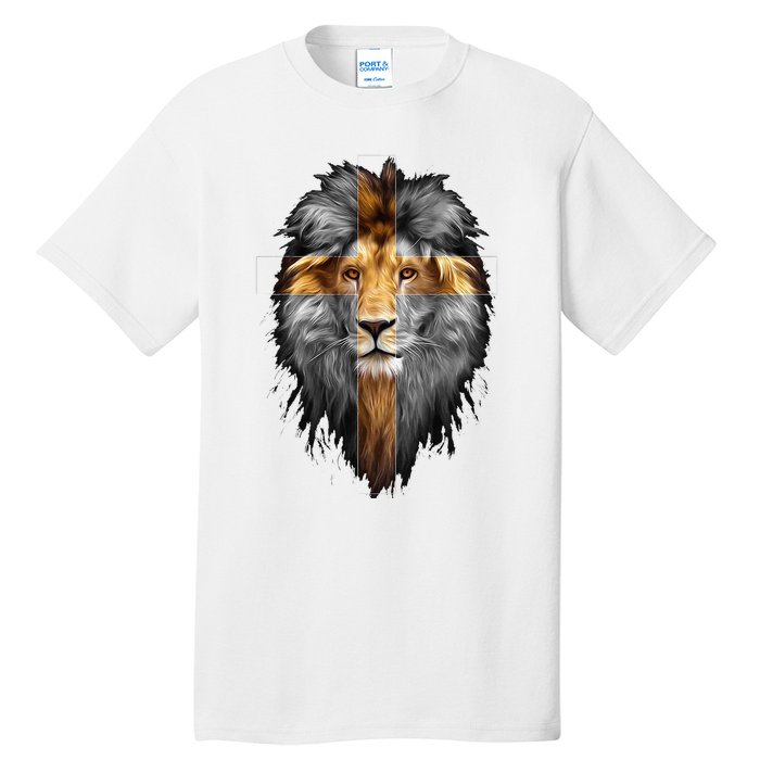 Jesus Lion Of Judah Tall T-Shirt