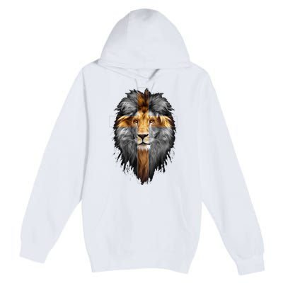 Jesus Lion Of Judah Premium Pullover Hoodie