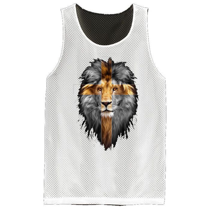 Jesus Lion Of Judah Mesh Reversible Basketball Jersey Tank