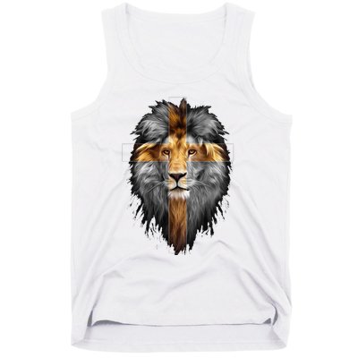 Jesus Lion Of Judah Tank Top