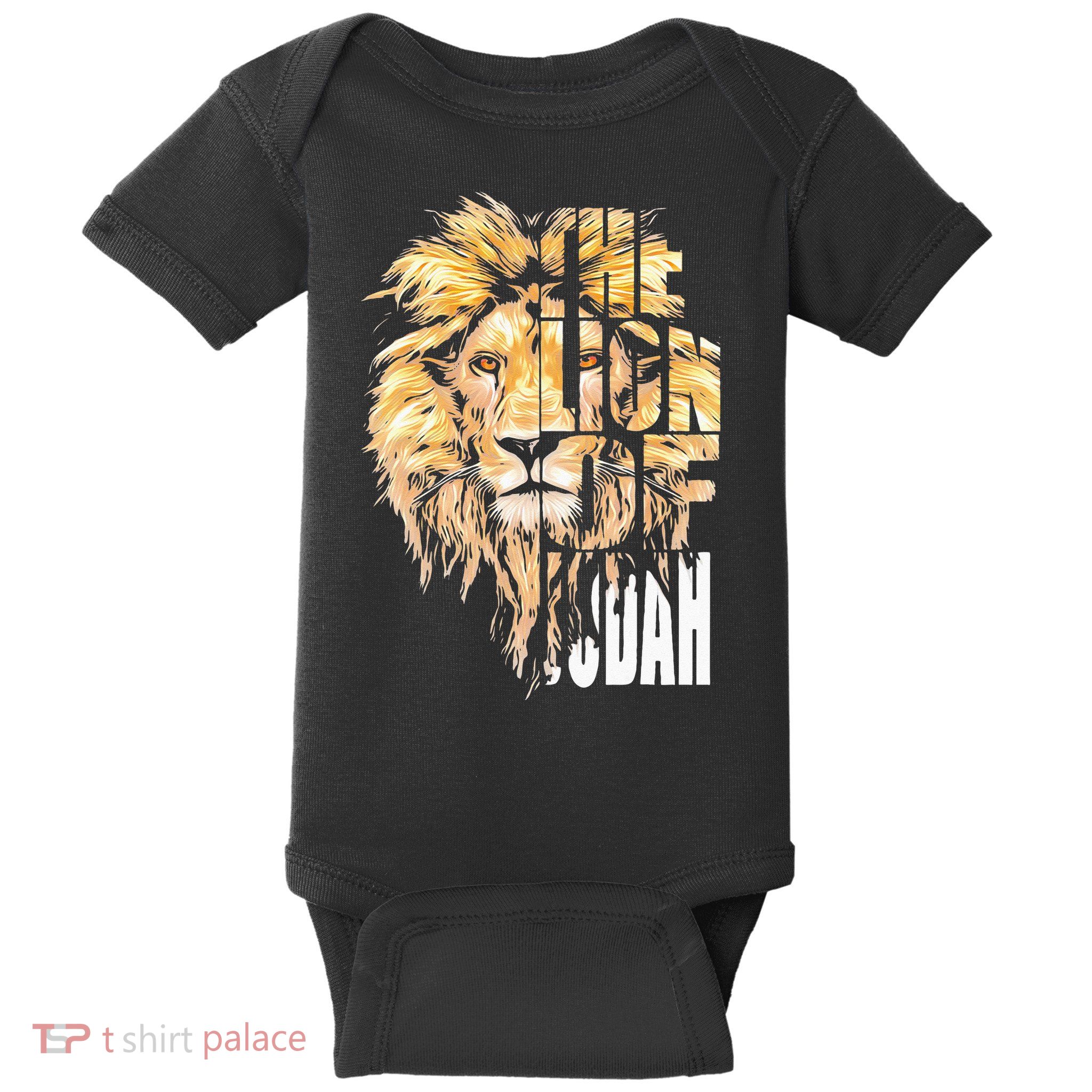 Jesus Lion Of Judah Christian Gift For Men Women Baby Bodysuit