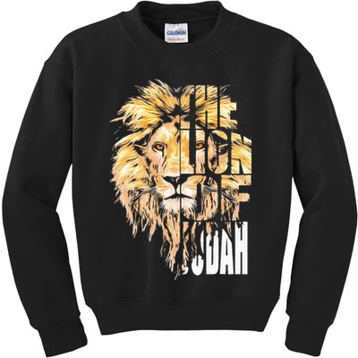 Jesus Lion Of Judah Christian Gift For Men Women Kids Sweatshirt