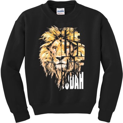 Jesus Lion Of Judah Christian Gift For Men Women Kids Sweatshirt