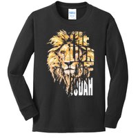 Jesus Lion Of Judah Christian Gift For Men Women Kids Long Sleeve Shirt