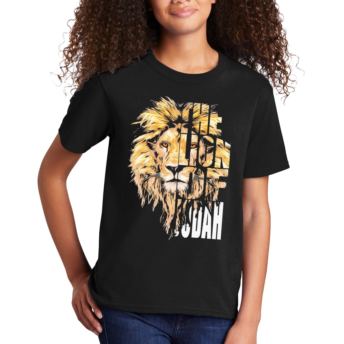Jesus Lion Of Judah Christian Gift For Men Women Kids T-Shirt