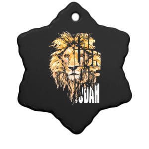 Jesus Lion Of Judah Christian Gift Ceramic Star Ornament