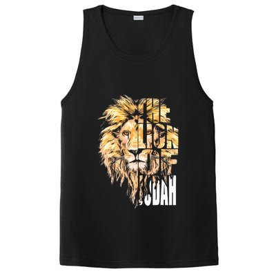 Jesus Lion Of Judah Christian Gift PosiCharge Competitor Tank