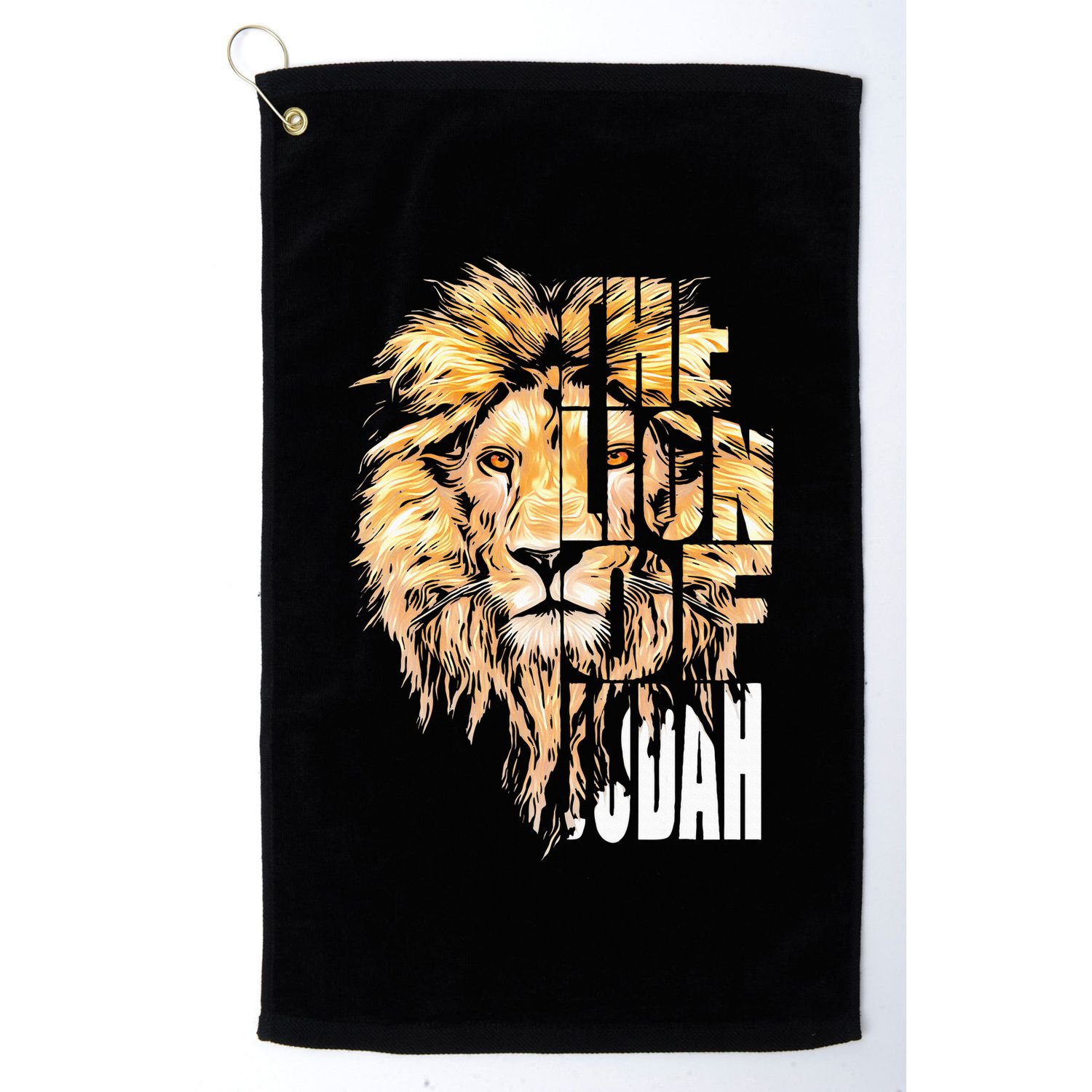 Jesus Lion Of Judah Christian Gift Golf Towel