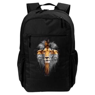 Jesus Lion Of Judah Jesus Cross Faith Christian Backpack