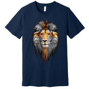 Jesus Lion Of Judah Premium T-Shirt