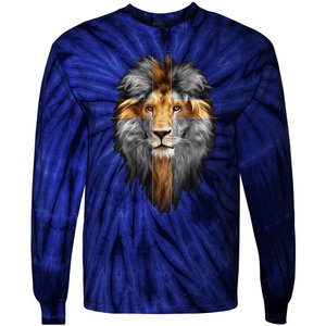 Jesus Lion Of Judah Tie-Dye Long Sleeve Shirt