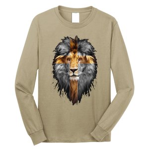 Jesus Lion Of Judah Long Sleeve Shirt