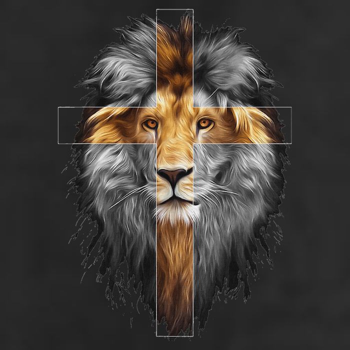 Jesus Lion Of Judah 7 Panel Mesh Trucker Snapback Hat