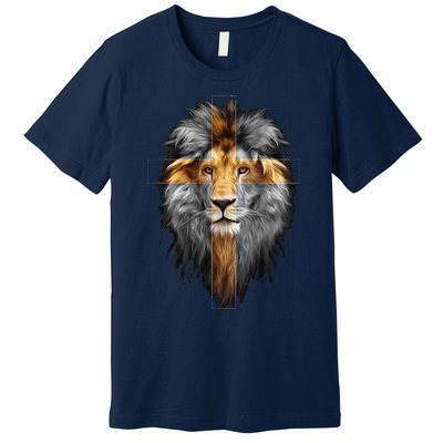 Jesus Lion Of Judah Premium T-Shirt