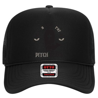 Just Little Ray Of Pitch Black Grave Witchy Halloween Trucker Hat