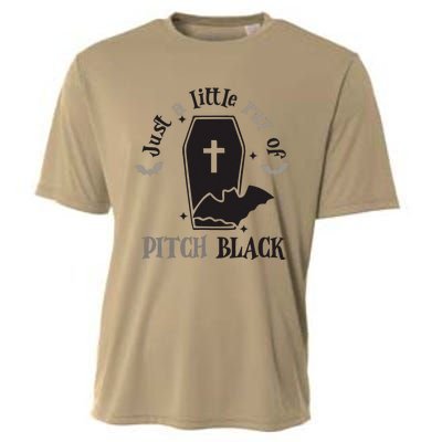 Just Little Ray Of Pitch Black Grave Witchy Halloween Cooling Performance Crew T-Shirt