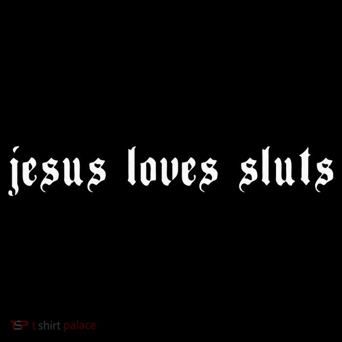 Jesus Loves Sluts Aesthetic Grunge Feminist Feminism Baby Bodysuit