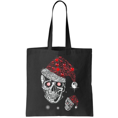 Just Love Skulls Xmas Skull Christmas Wear Santa Hat Bag
