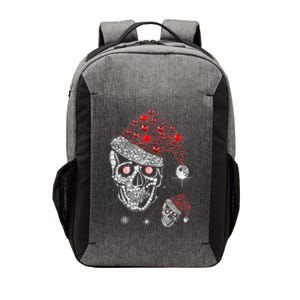 Just Love Skulls Xmas Skull Christmas Wear Santa Hat Vector Backpack