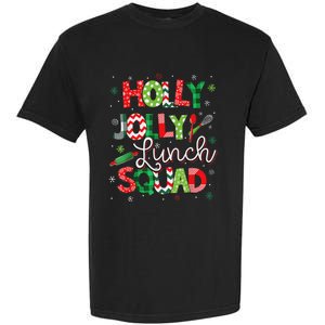 Jolly Lunch Squad Funny Lunch Lady Christmas Lunch Lady Garment-Dyed Heavyweight T-Shirt