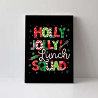 Jolly Lunch Squad Funny Lunch Lady Christmas Lunch Lady Canvas