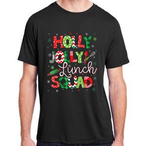 Jolly Lunch Squad Funny Lunch Lady Christmas Lunch Lady Adult ChromaSoft Performance T-Shirt