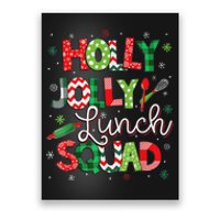 Jolly Lunch Squad Funny Lunch Lady Christmas Lunch Lady Poster