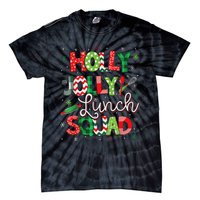 Jolly Lunch Squad Funny Lunch Lady Christmas Lunch Lady Tie-Dye T-Shirt