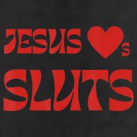 Jesus Loves Sluts Adult Drive Performance Visor