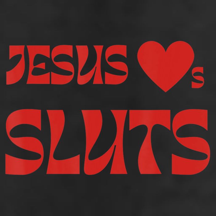 Jesus Loves Sluts Adult Drive Performance Visor